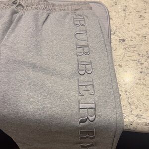 Burberry Mens Gray Sweatpants